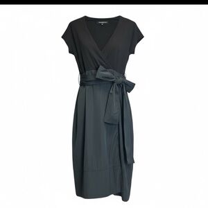 Lida Baday Black Wrap Dress